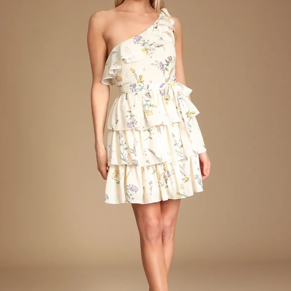 NWT Lulus perfectly posy mini dress - Picture 2 of 5